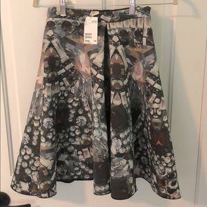 H&M scuba gemstone print circle skirt